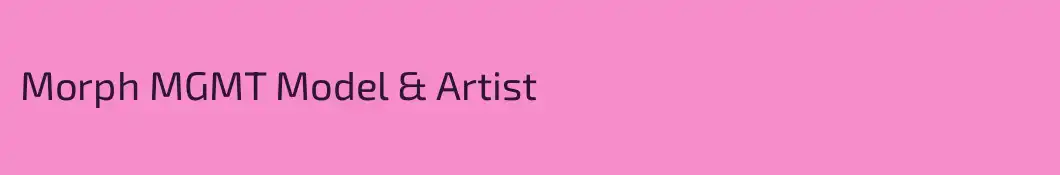Morph MGMT Model & Artist